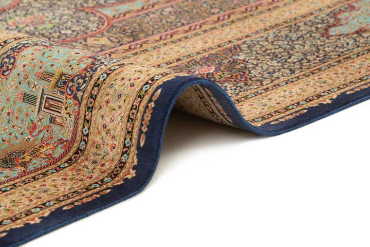 6' 4 x 9' 11 Ghom Design Rug