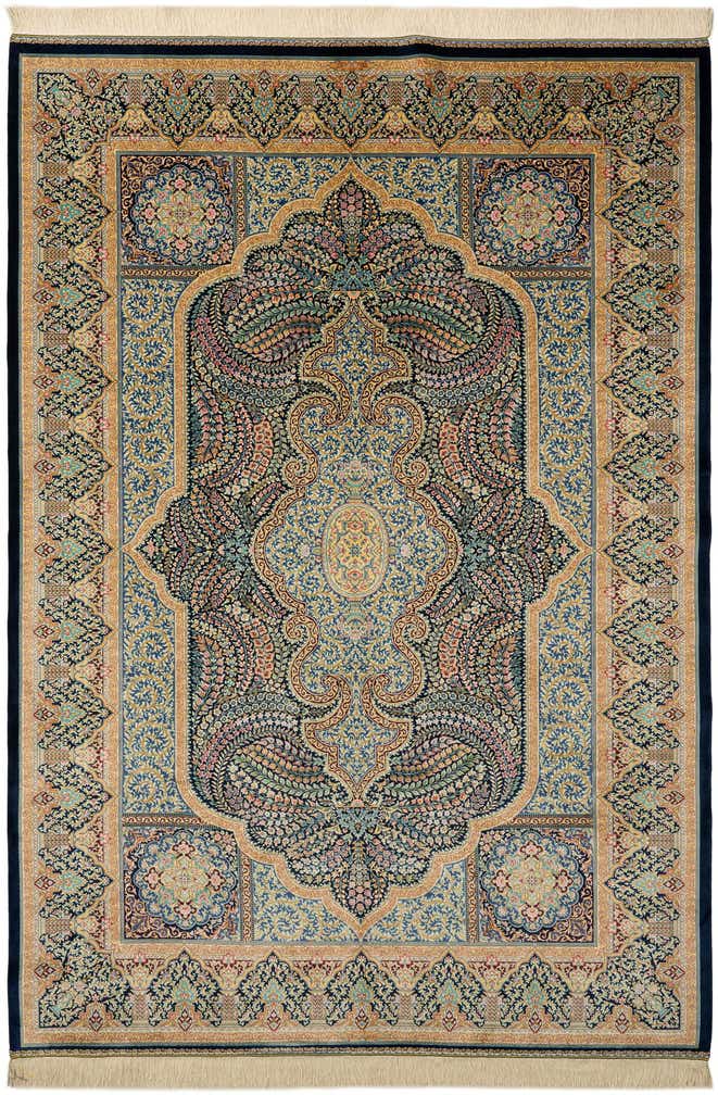 6' 6 x 9' 6 Ghom Design Rug