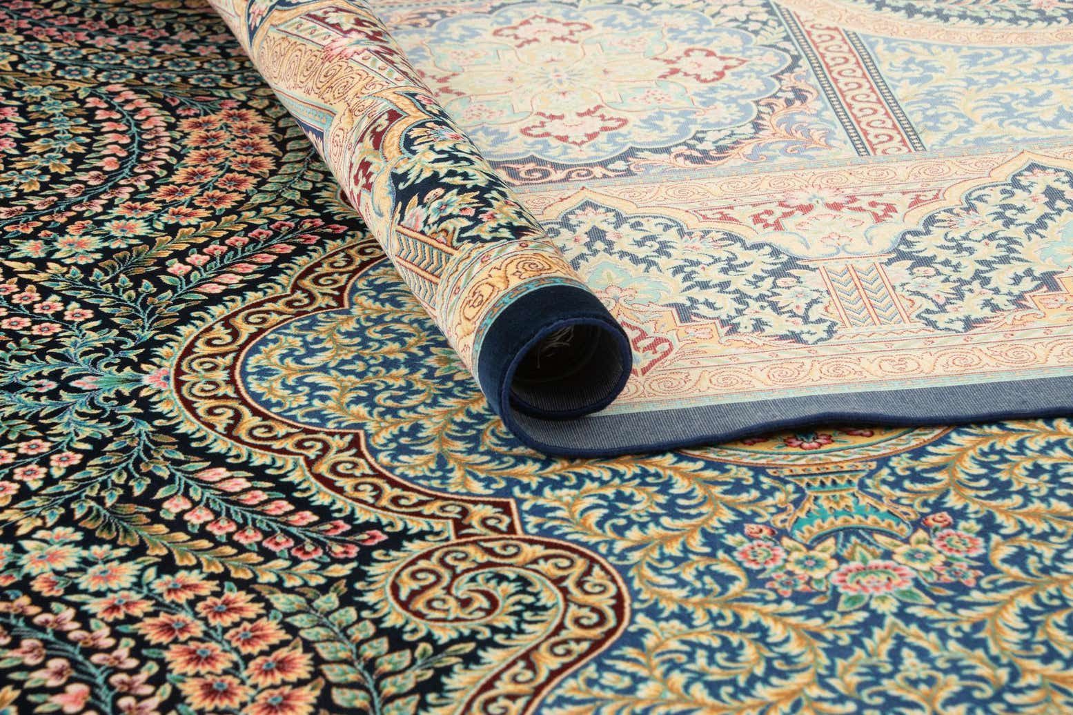 6' 6 x 9' 6 Ghom Design Rug