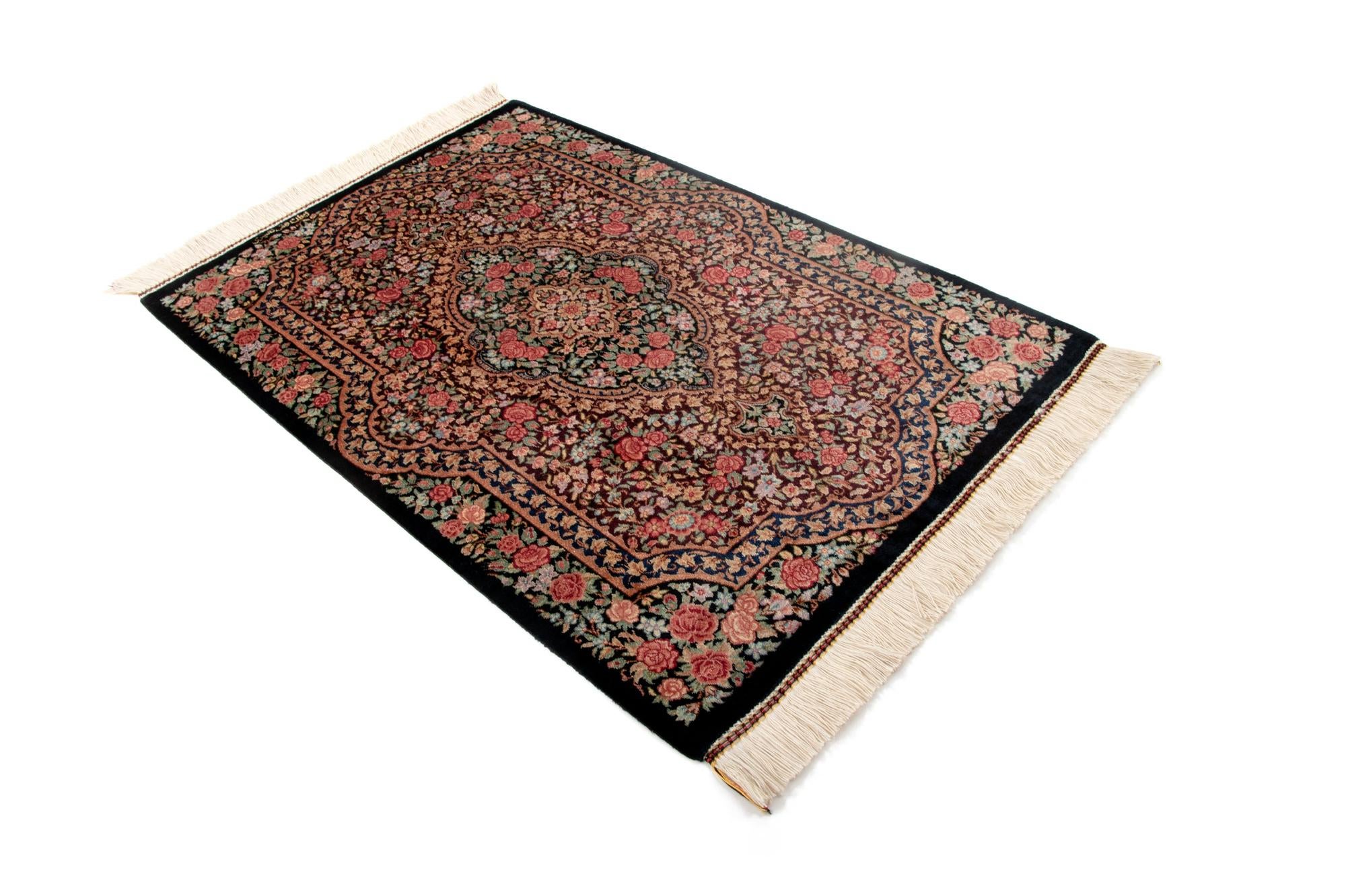 1' 11 x 2' 11 Ghom Silk Rug