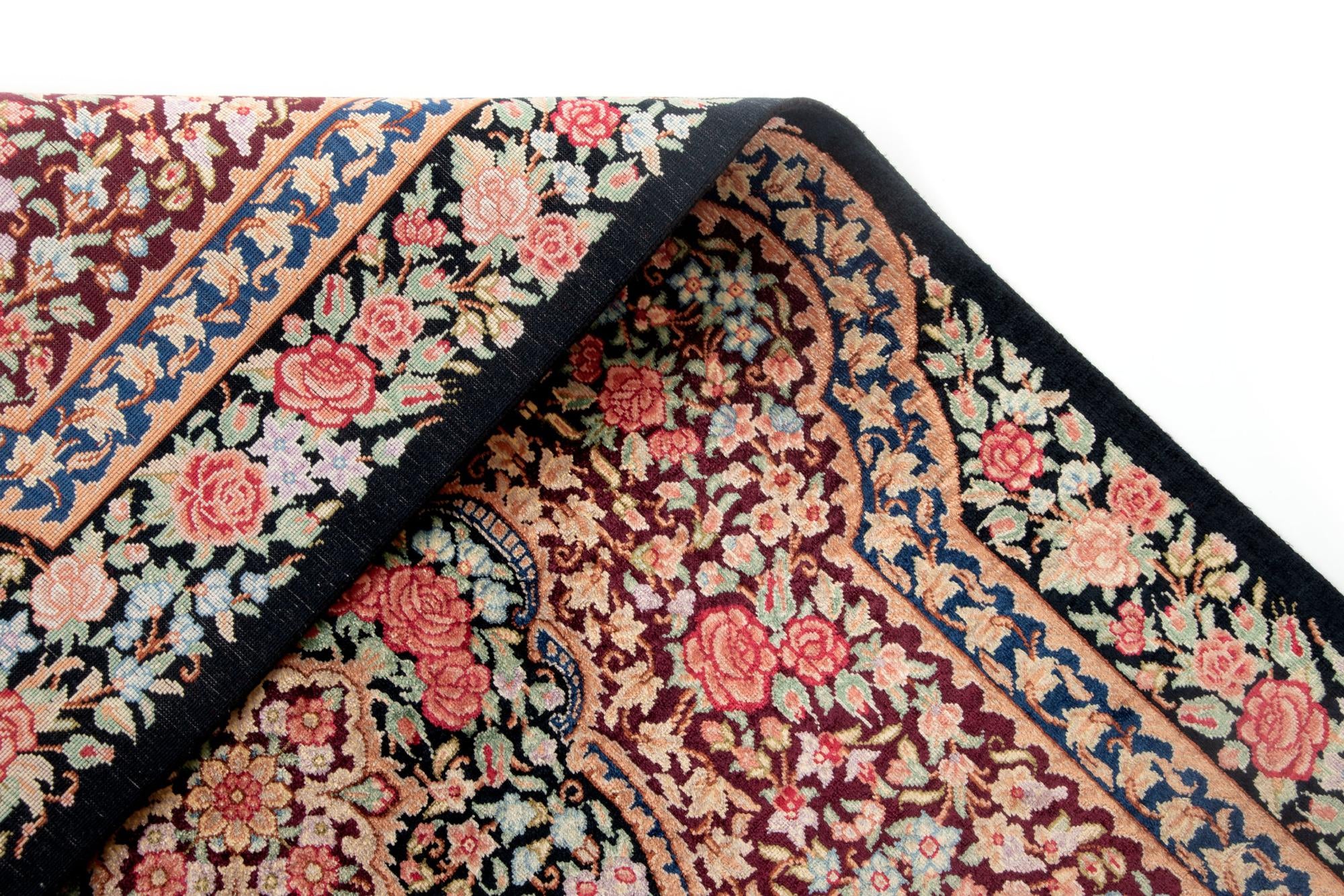 1' 11 x 2' 11 Ghom Silk Rug