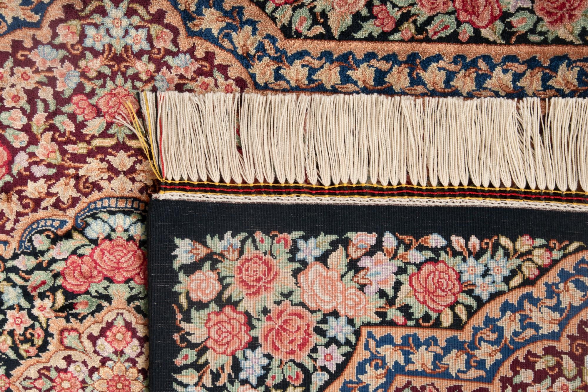 1' 11 x 2' 11 Ghom Silk Rug