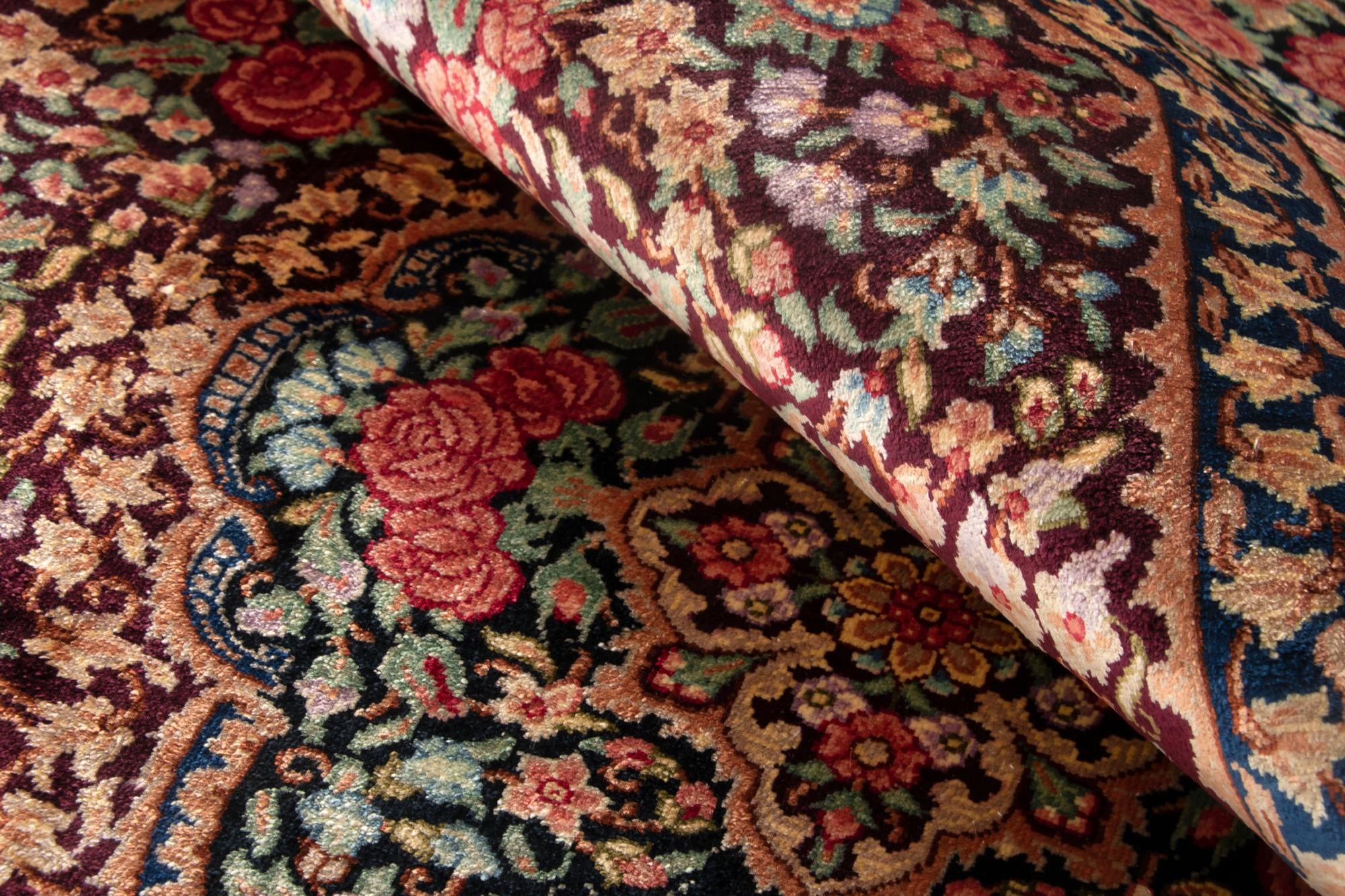 1' 11 x 2' 11 Ghom Silk Rug