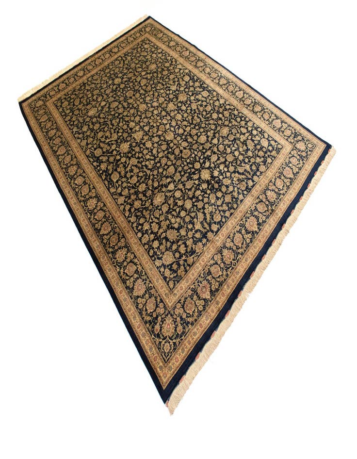 Detail image of 7' 11 x 11' 1 Ghom Silk Rug