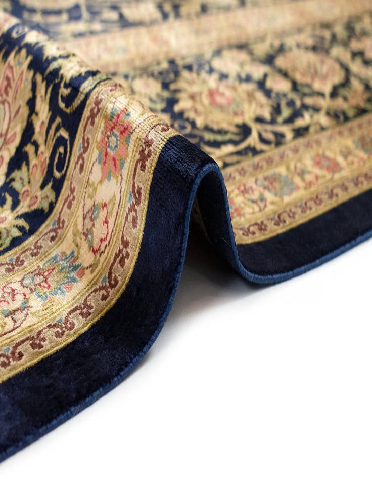 Detail image of 7' 11 x 11' 1 Ghom Silk Rug