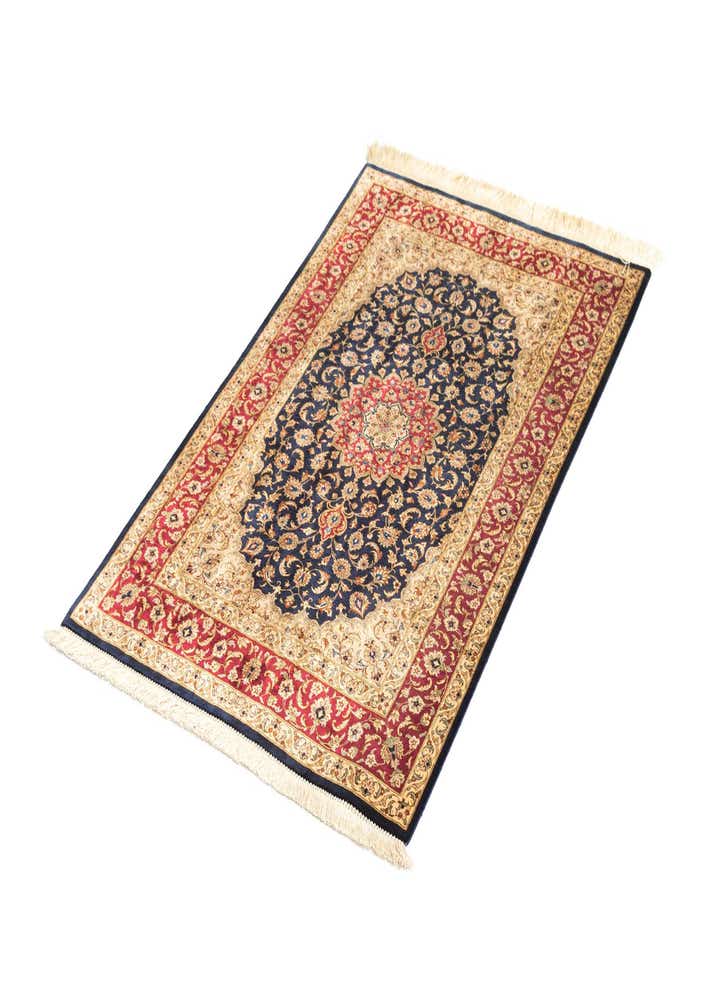 2' 7 x 4' Ghom Silk Rug