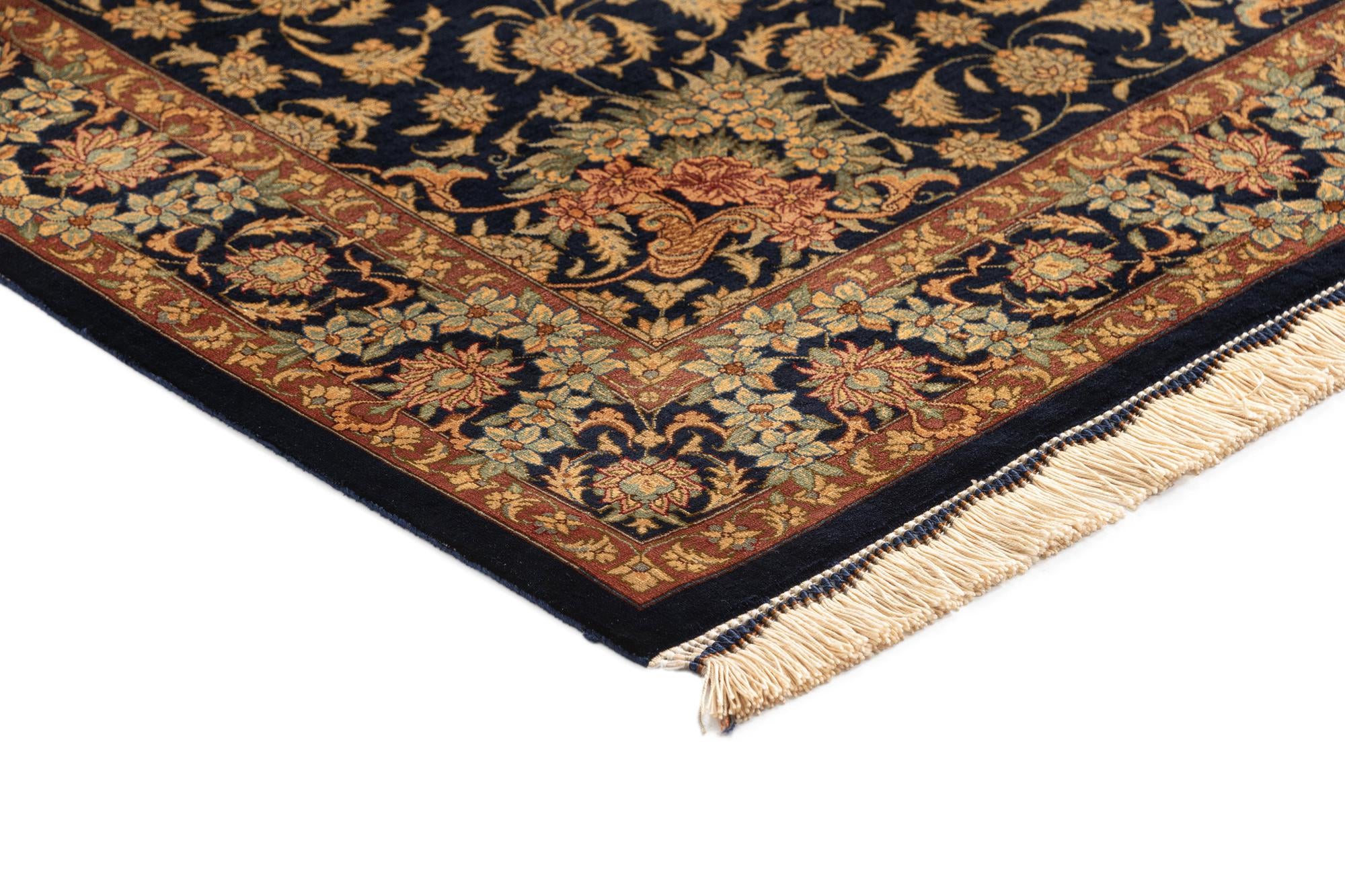2' 7 x 4' 1 Ghom Silk Rug