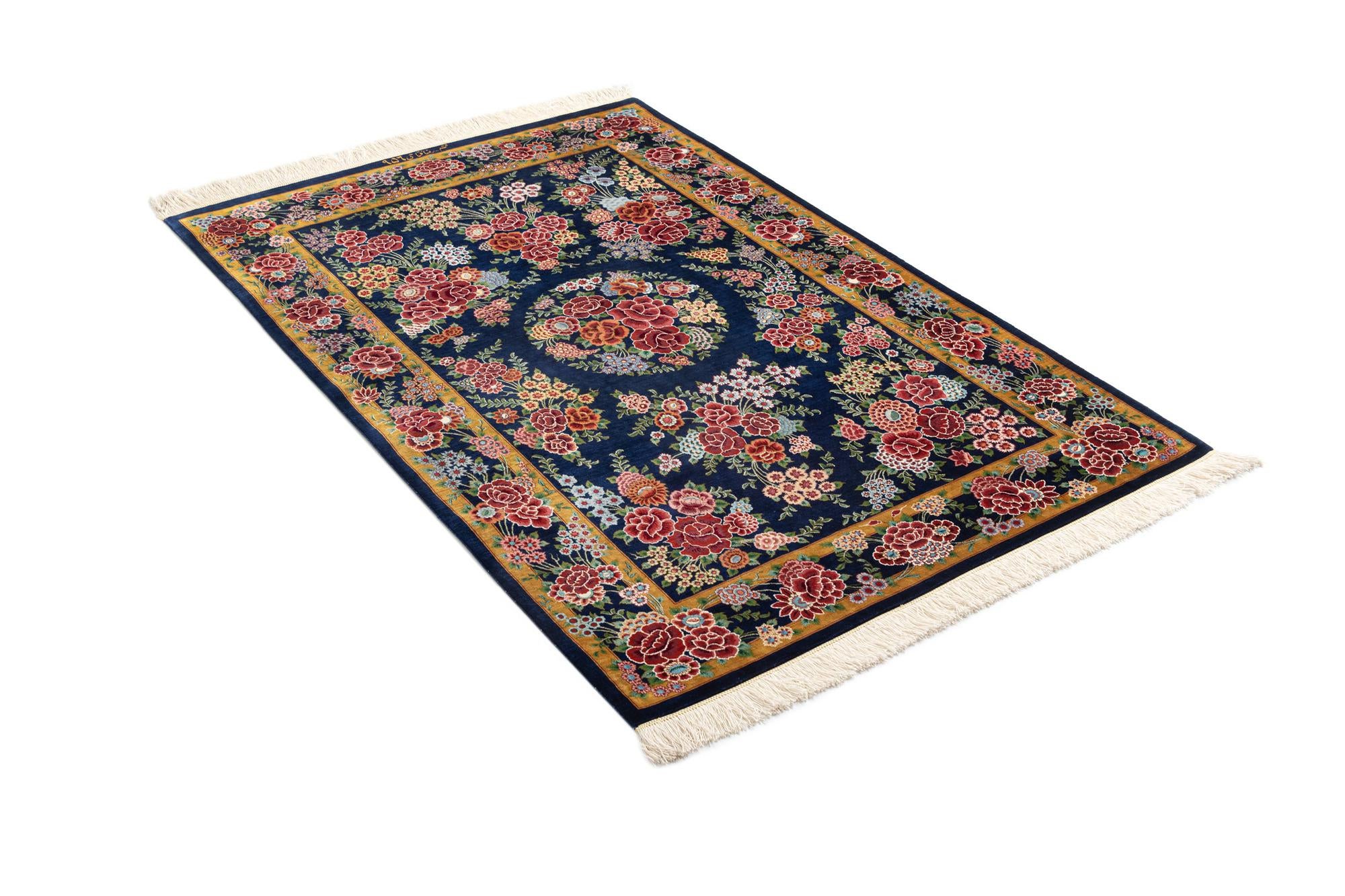 3' 3 x 5' 1 Ghom Silk Rug