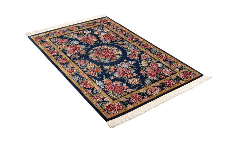 Detail image of 3' 3 x 5' 1 Ghom Silk Rug