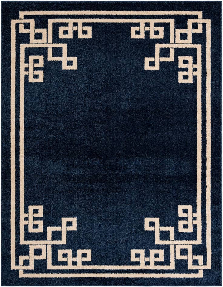 Detail image of 5' 3 x 8' Greek Key Rug