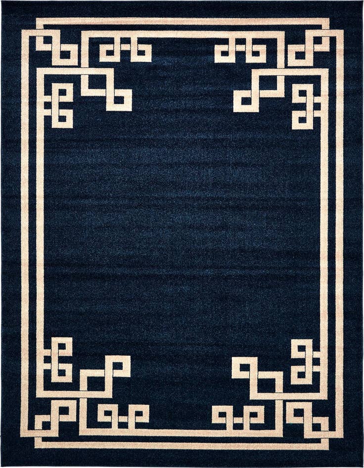 Detail image of 7' 10 x 11' Greek Key Rug