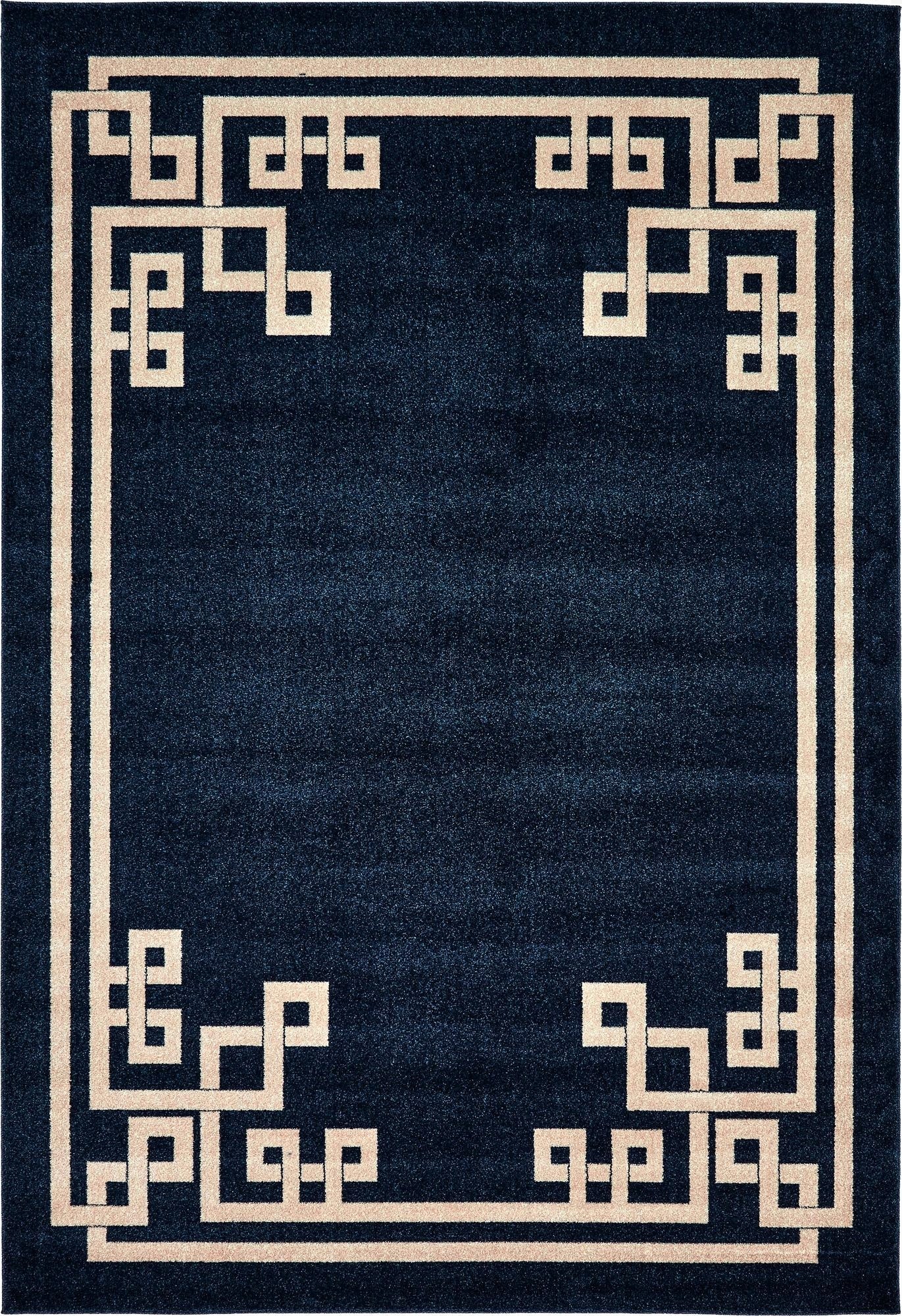7' x 10' Greek Key Rug