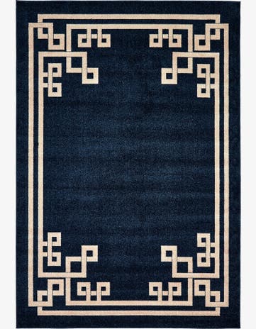 7' x 10' Greek Key Rug