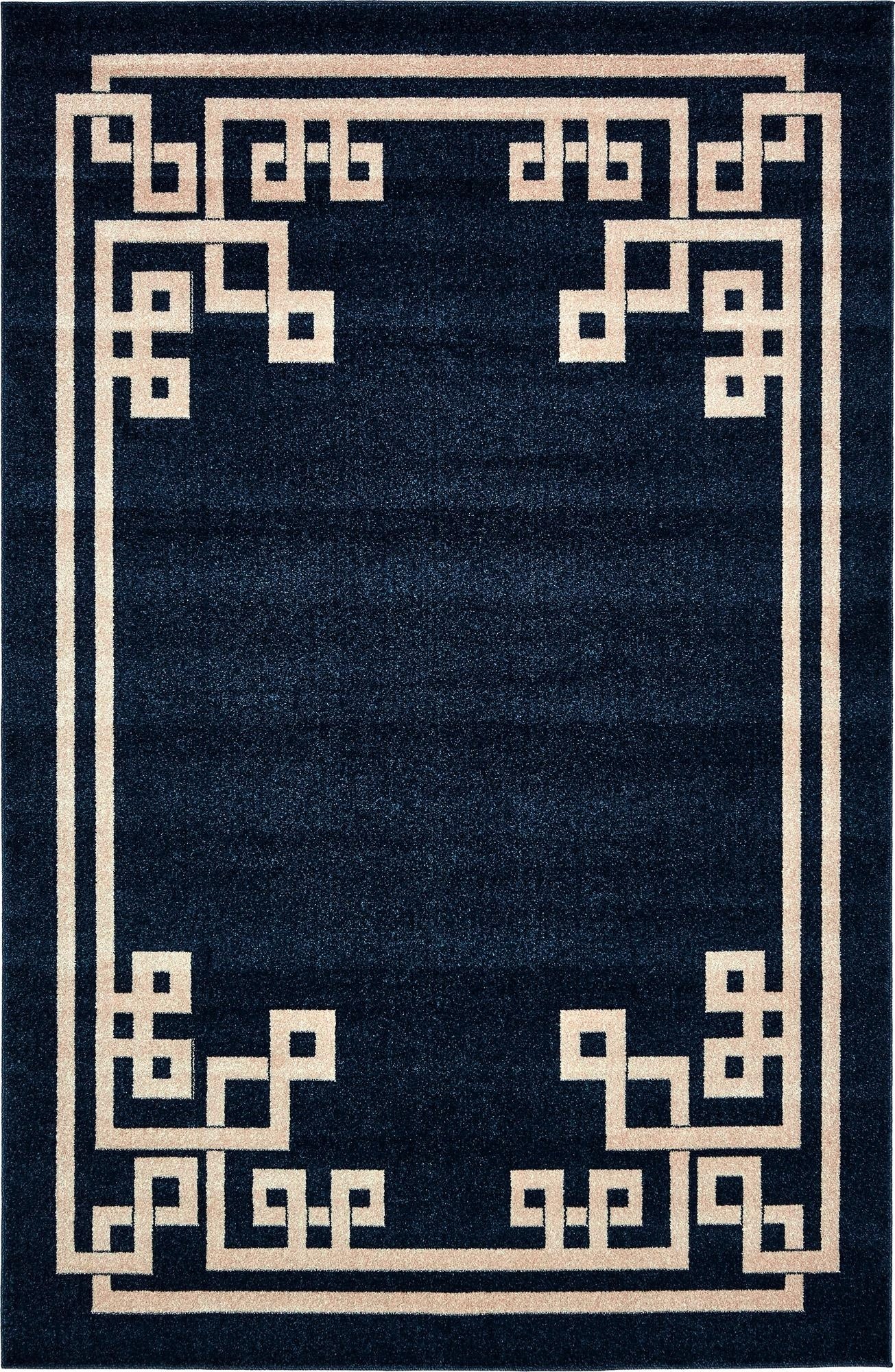 6' x 9' Greek Key Rug
