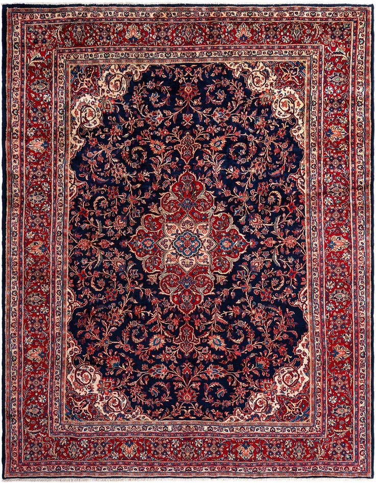 Detail image of 8' 8 x 12' Hamedan Rug