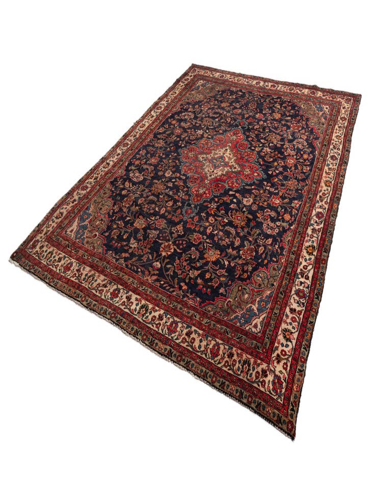 Detail image of 9' 7 x 12' 11 Hamedan Wool Rug