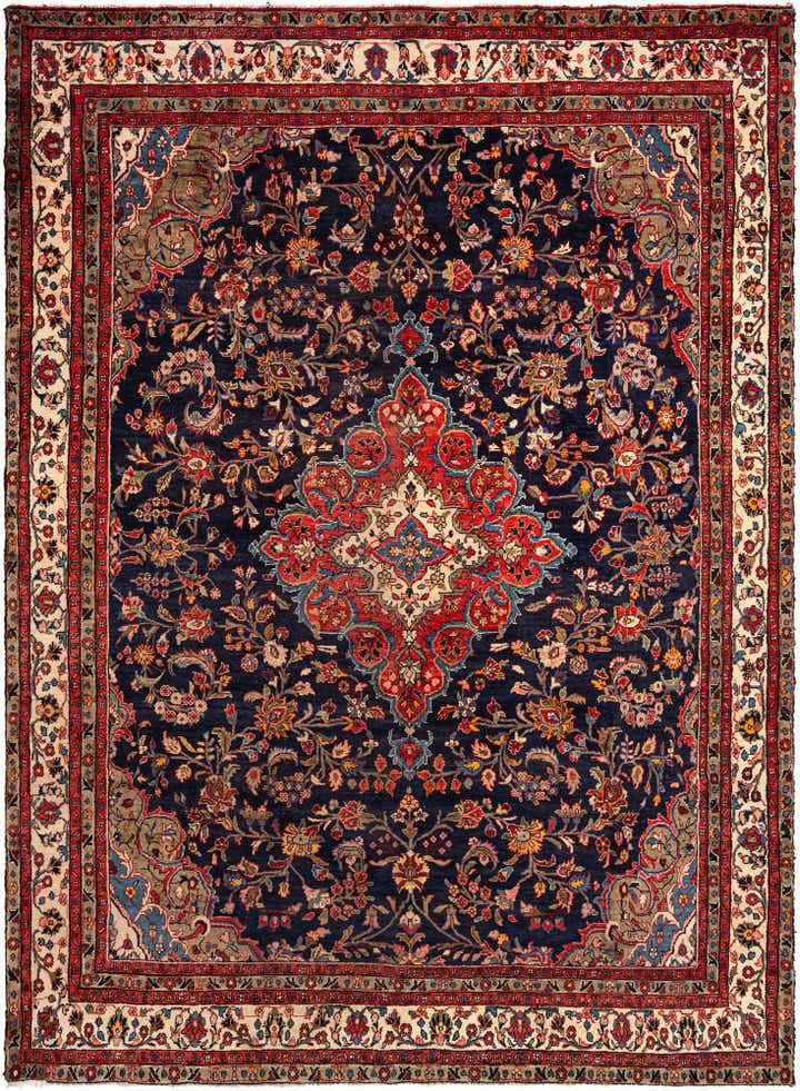 9' 7 x 12' 11 Hamedan Wool Rug