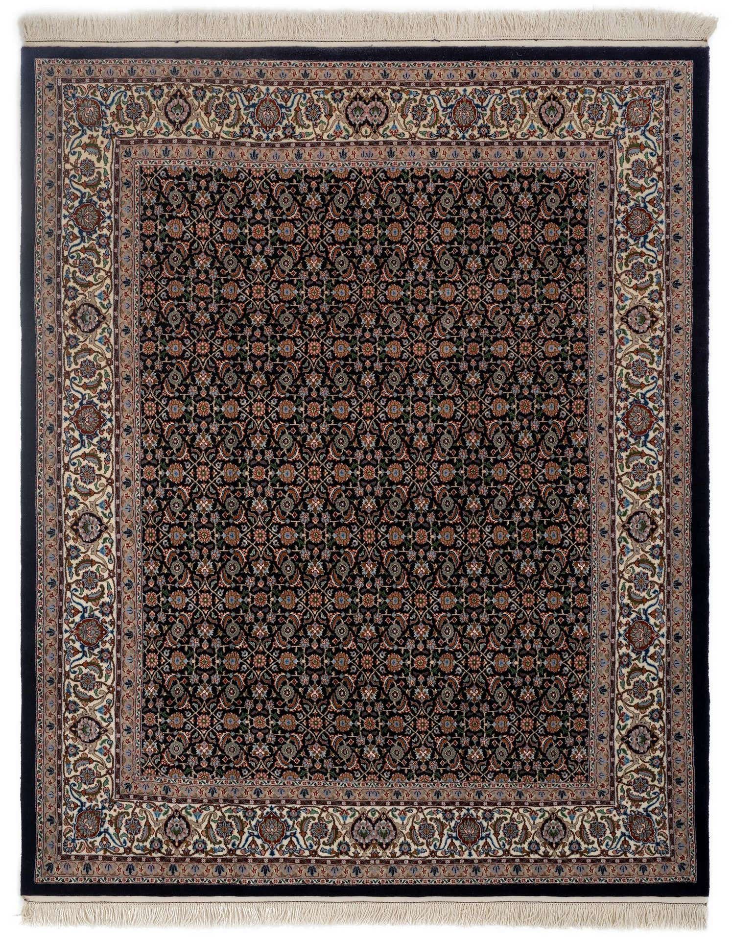 6' 9 x 9' Indo Herati Wool Rug