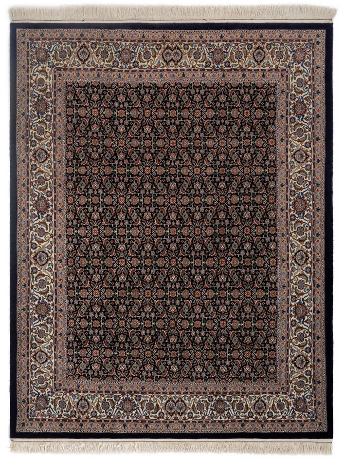 Detail image of 6' 9 x 9' Indo Herati Wool Rug