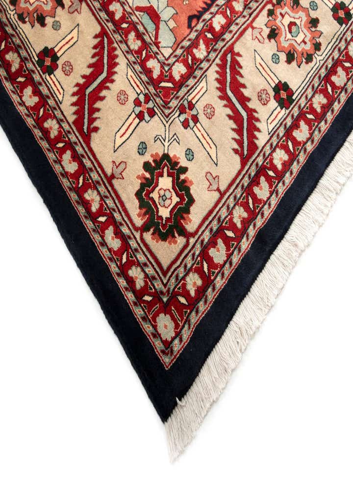 8' 2 x 11' 11 Hand Knotted Indo Tabriz Wool Rug