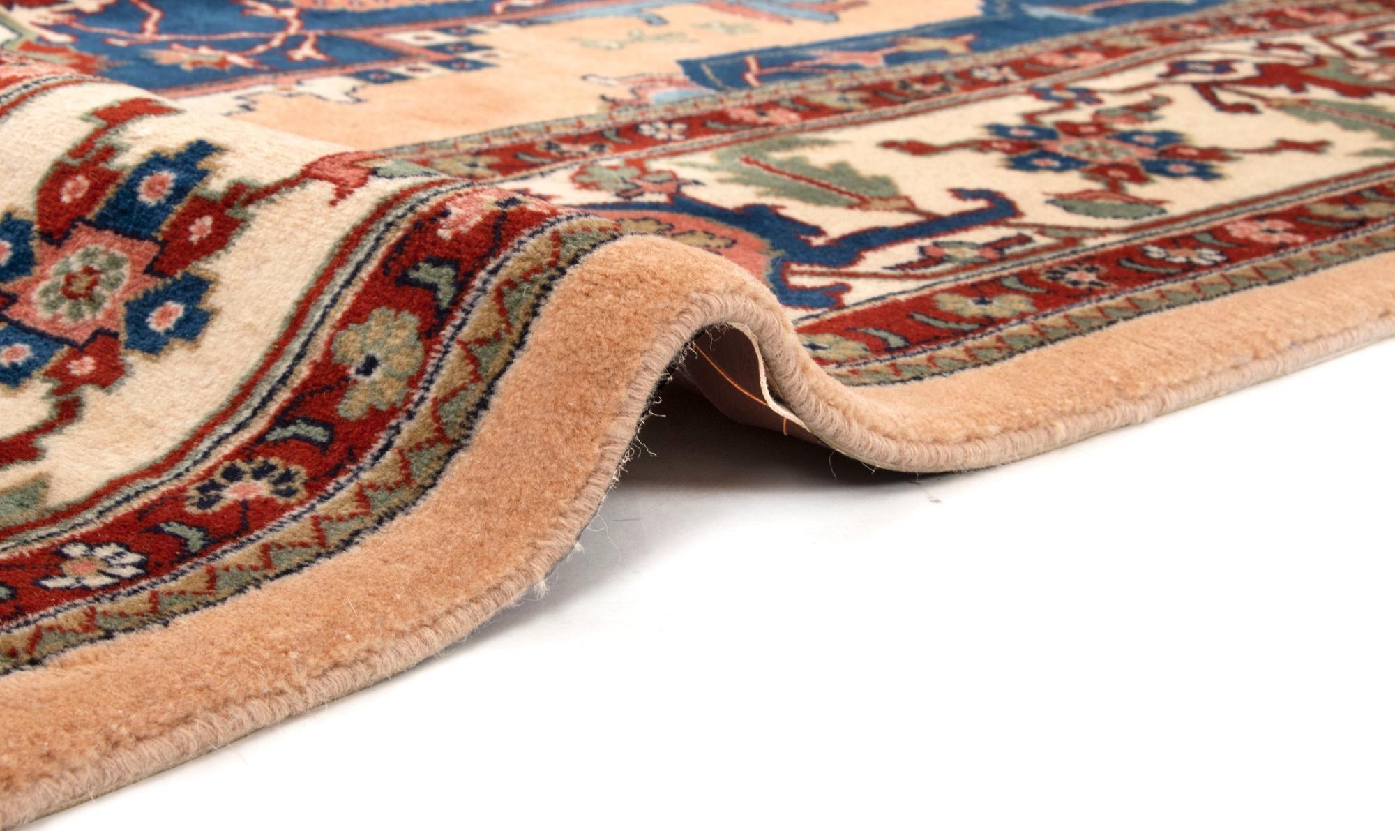 6' 7 x 9' 8 Hand Knotted Indo Tabriz Wool Rug