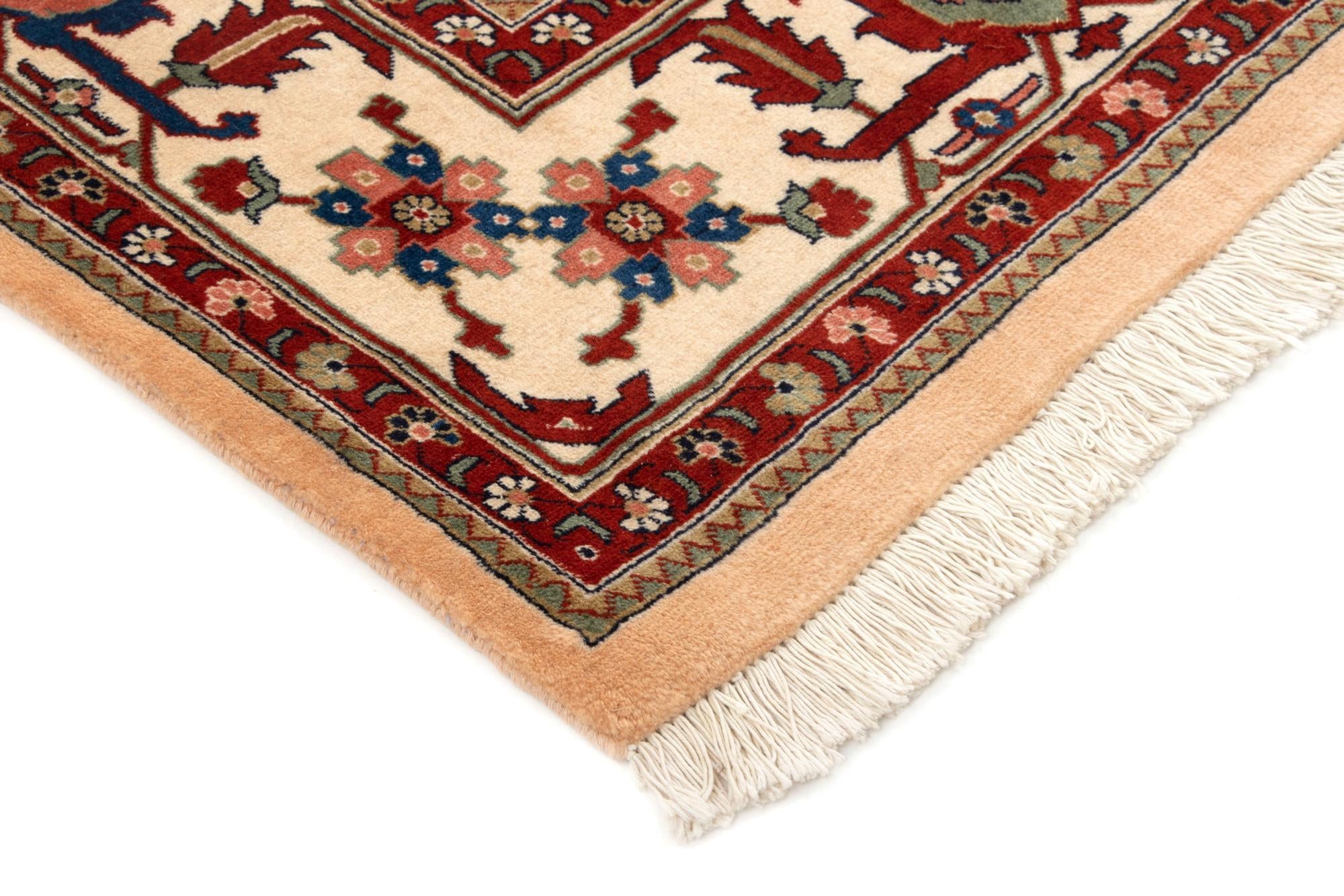 6' 7 x 9' 8 Hand Knotted Indo Tabriz Wool Rug