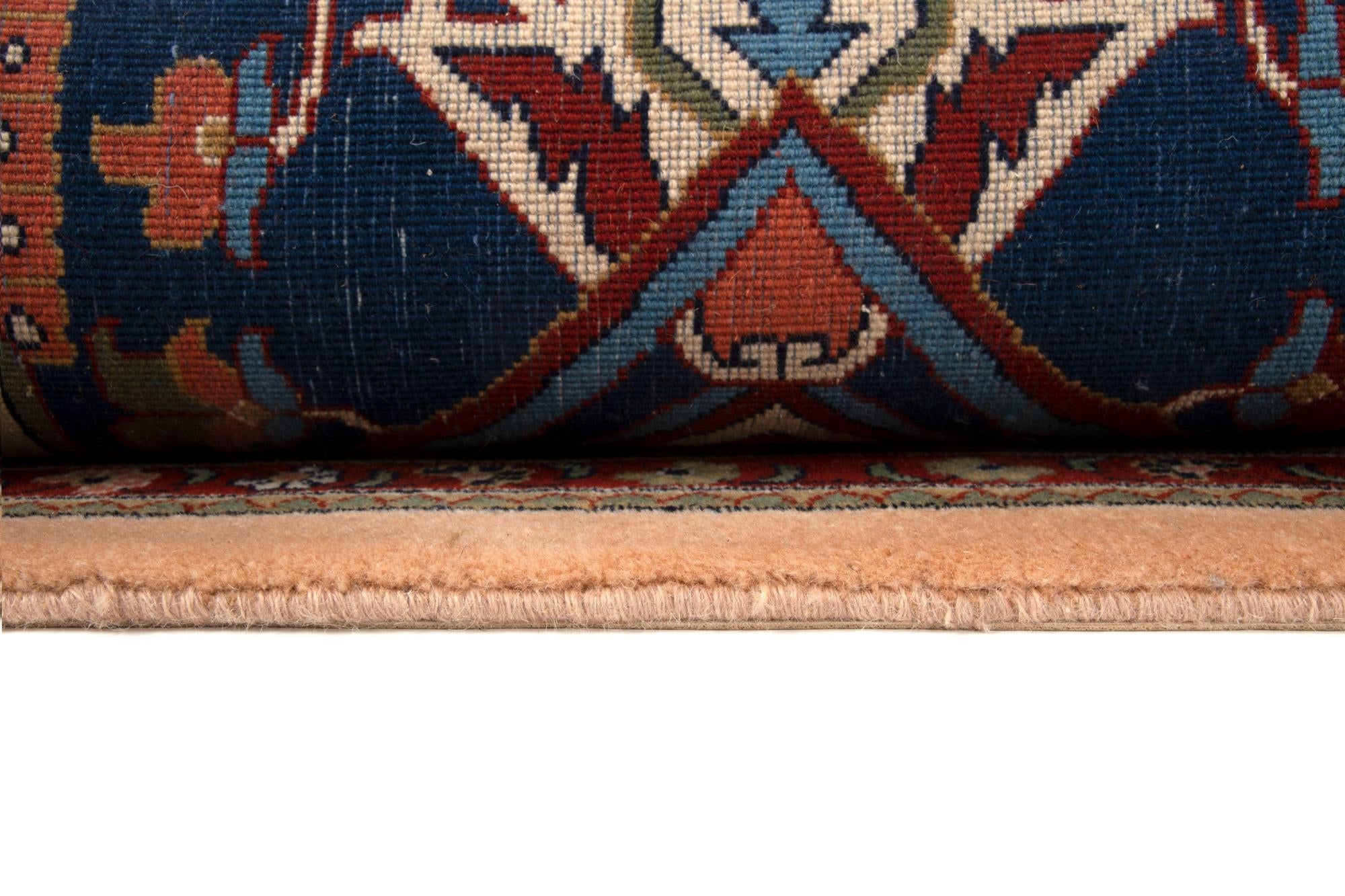 6' 7 x 9' 8 Hand Knotted Indo Tabriz Wool Rug