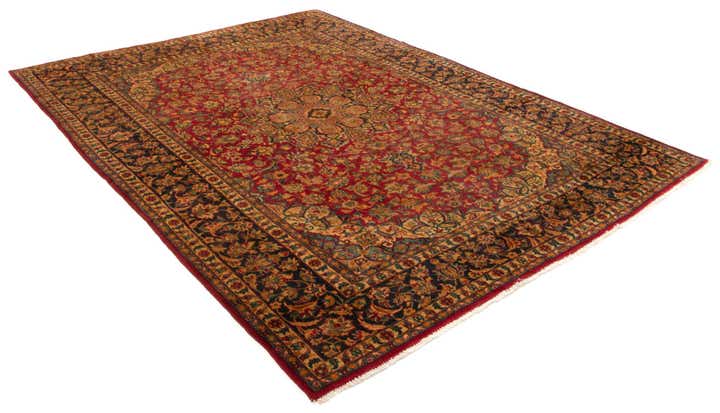 9' 10 x 12' 10 Hand Knotted Isfahan Persian Wool Rug