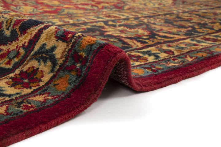 9' 10 x 12' 10 Hand Knotted Isfahan Persian Wool Rug