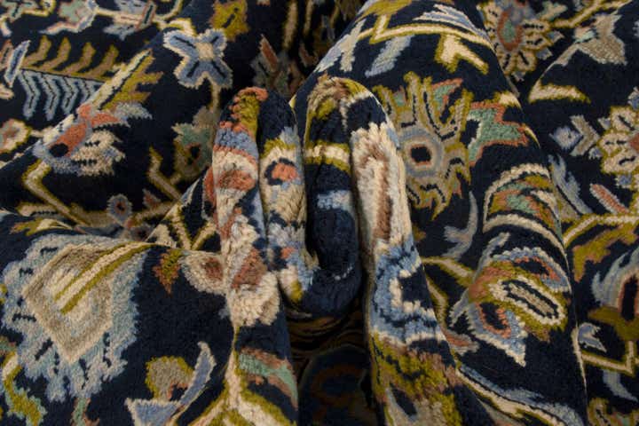 9' 8 x 13' 2 Isfahan Wool Rug