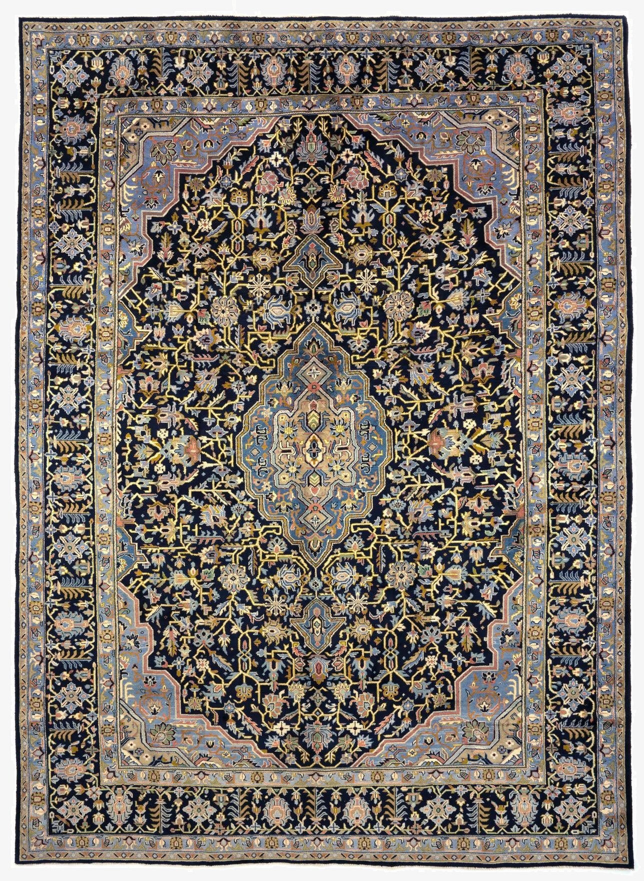9' 8 x 13' 2 Isfahan Wool Rug