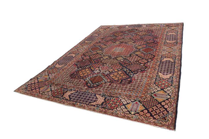 9' 6 x 13' 1 Kashan Wool Rug