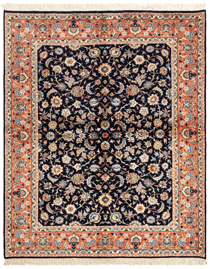 Detail image of 6' 4 x 8' 4 Kashan Wool Rug