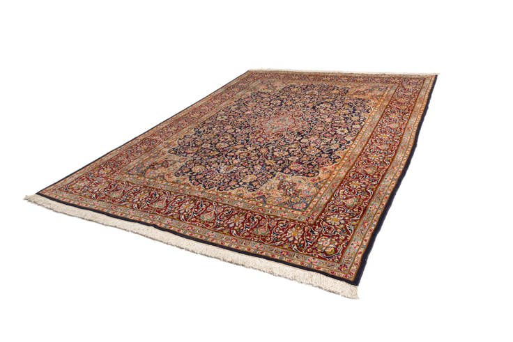 Detail image of 9' 9 x 13' 6 Kashan Wool Rug