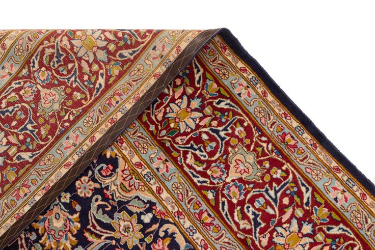 Detail image of 9' 9 x 13' 6 Kashan Wool Rug