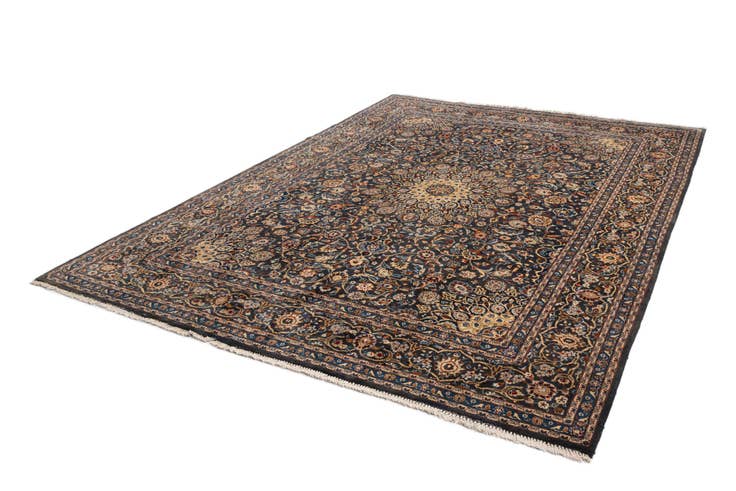 Detail image of 9' 9 x 13' 6 Kashan Wool Rug