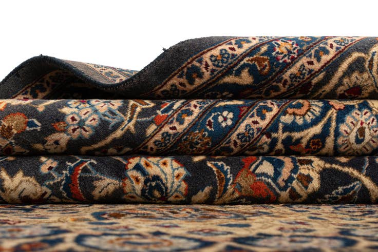 Detail image of 9' 9 x 13' 6 Kashan Wool Rug