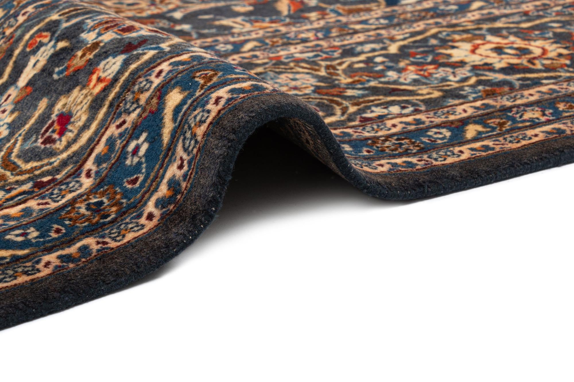 9' 9 x 13' 6 Kashan Wool Rug