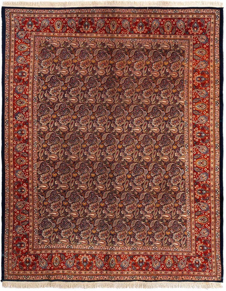 Detail image of 10' x 12' 8 Kashan Wool Rug