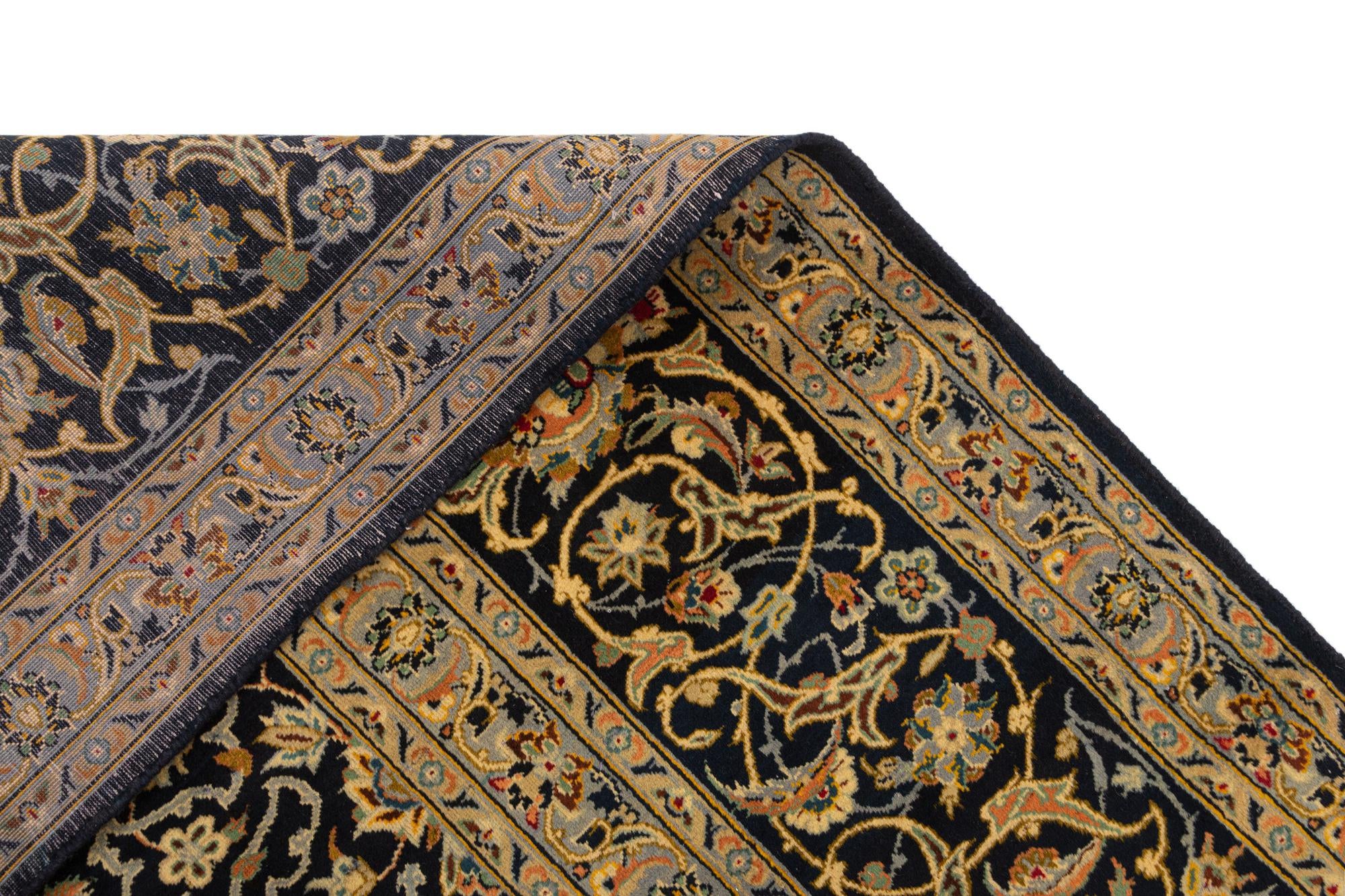 10' 6 x 14' 1 Kashan Wool Rug