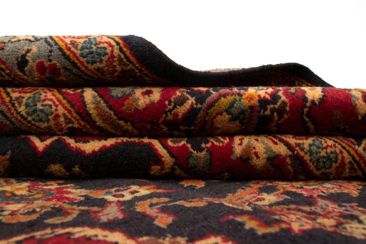 Detailansicht von 255cm x 395cm Handgeknüpft Kashan Persisch Wolle Teppich