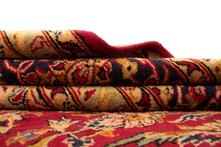 9' 9 x 13' Hand Knotted Kashan Persian Wool Rug