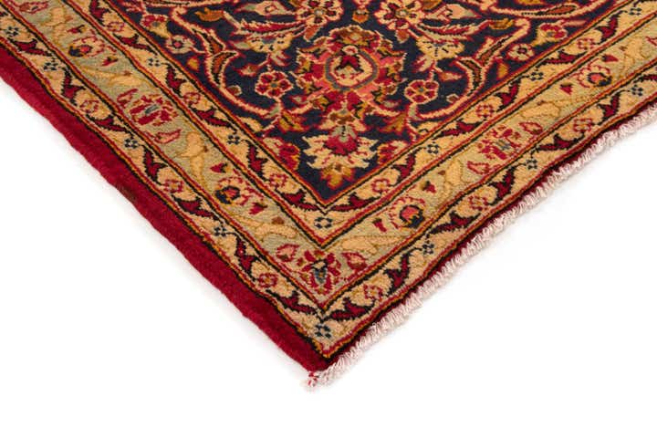9' 9 x 13' Hand Knotted Kashan Persian Wool Rug