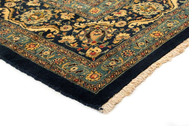 10' 1 x 13' Hand Knotted Kashan Persian Wool Rug