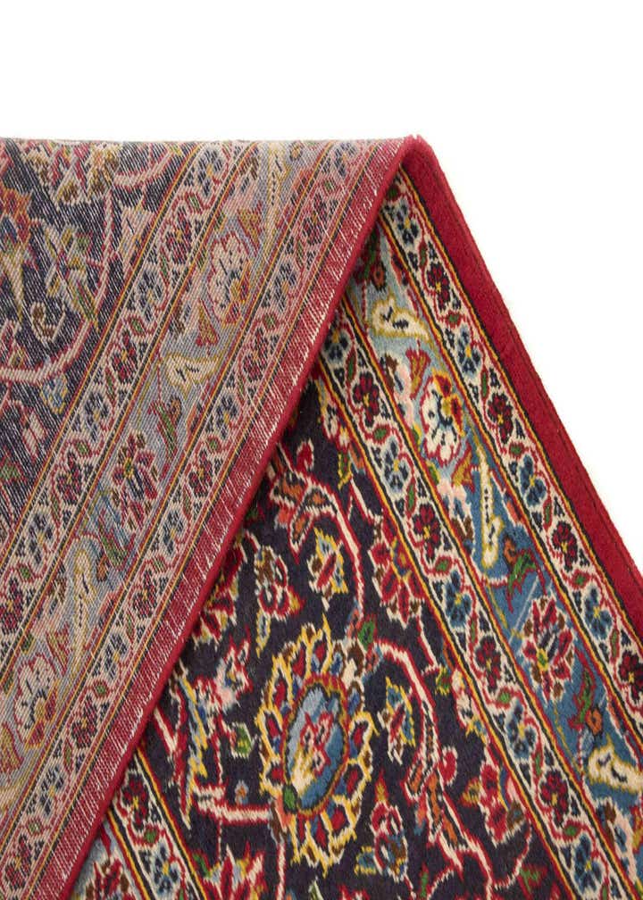 9' 3 x 12' 9 Hand Knotted Kashan Persian Wool Rug