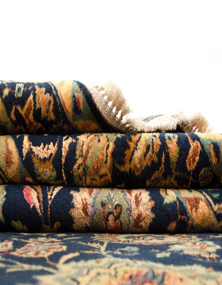 Detail image of 10' 3 x 13' 7  Hand Knotted Kashan Persian Wool Rug