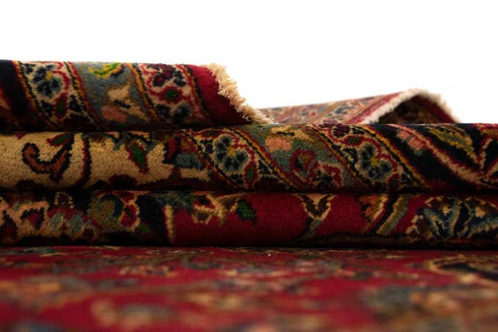 8' 3 x 11' 5 Hand Knotted Kashan Persian Rug
