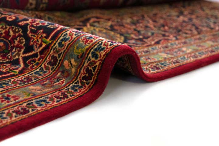 8' 3 x 11' 5 Hand Knotted Kashan Persian Rug