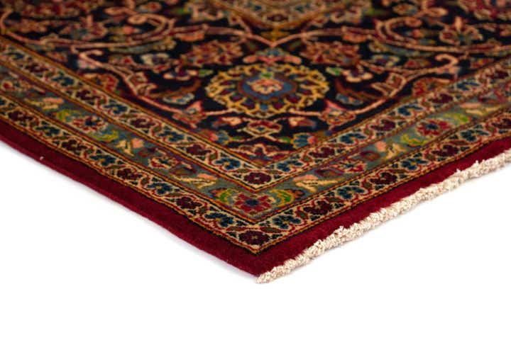 8' 3 x 11' 5 Hand Knotted Kashan Persian Rug