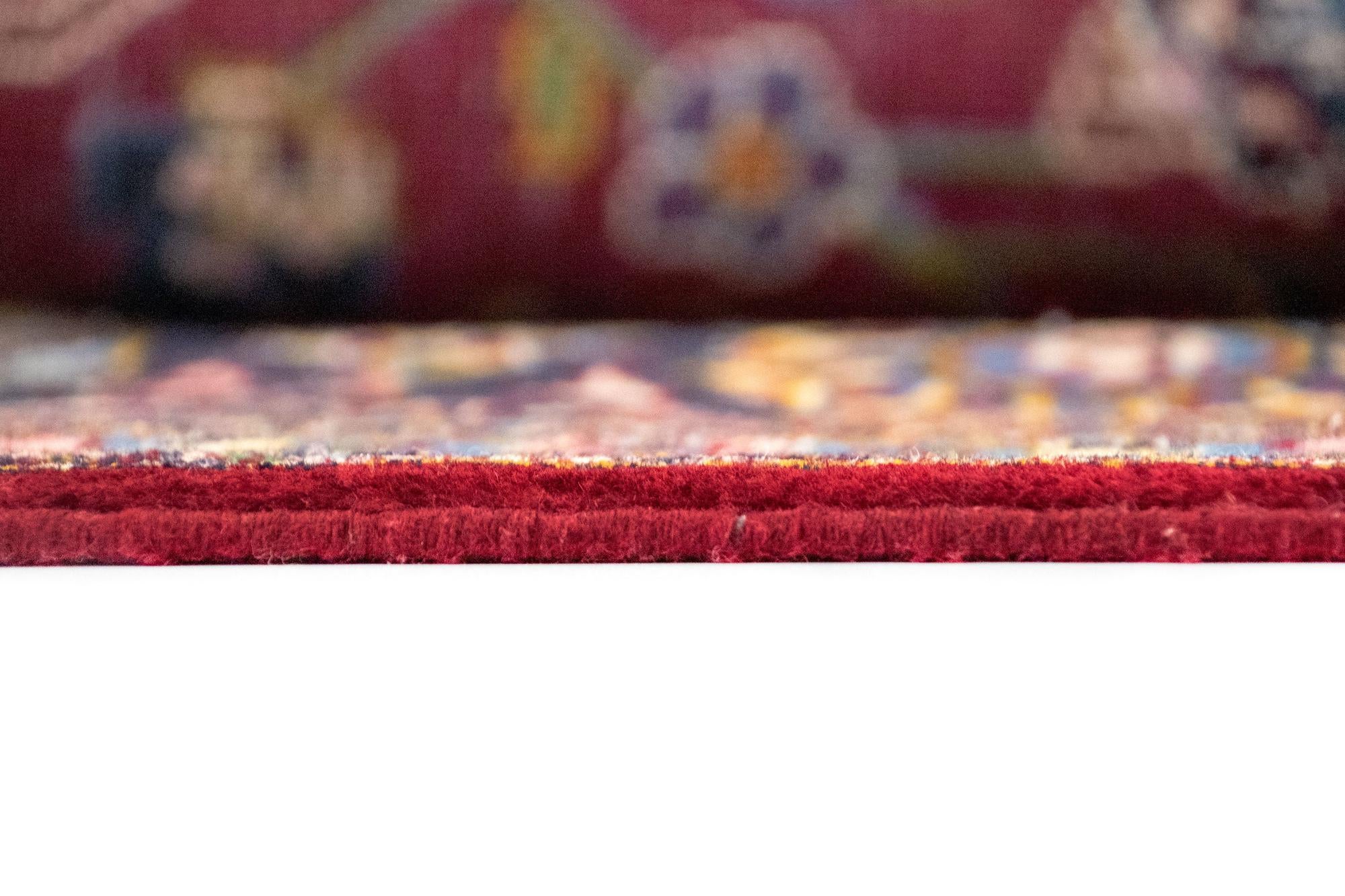 9' 11 x 12' 10 Hand Knotted Kashan Persian Wool Rug
